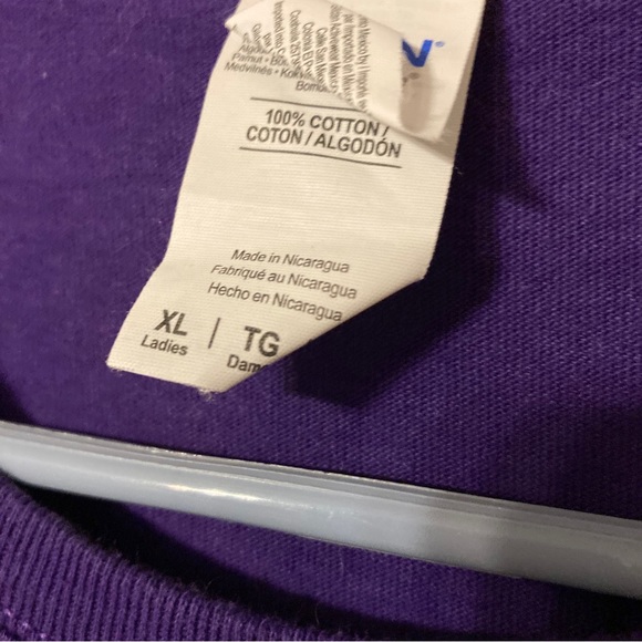 Purple “I Turn Wood Into Things” Shirt - Picture 4 of 5